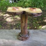 1 scotch pine gall candlestand